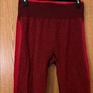 Victoria's Secret PINK seamless leggings size large red